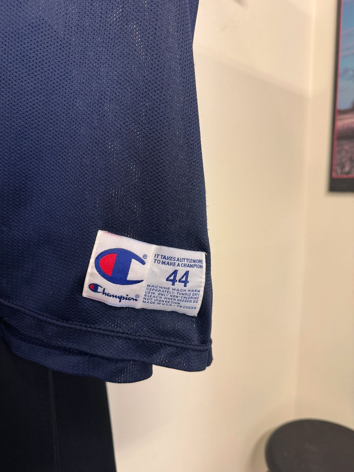 Champion × NBA × Vintage 90s NBA Nuggets #55 Mutumbo Blank Jersey Size US L / EU 52-54 / 3 - 4 Thumbnail
