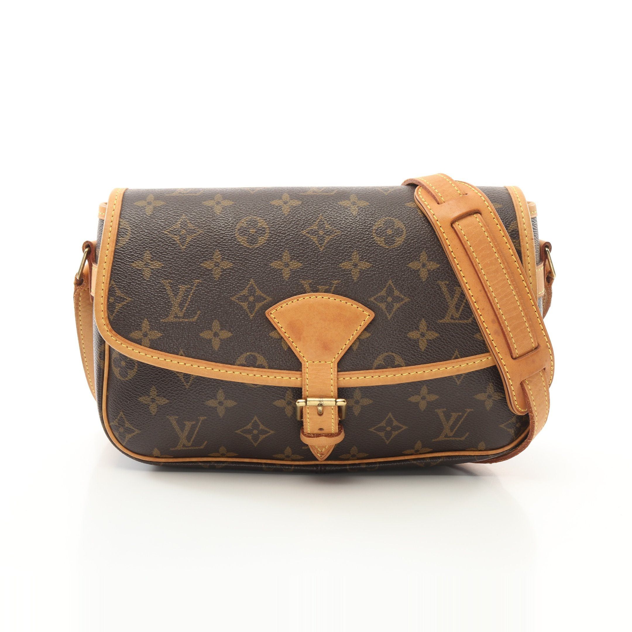 Louis Vuitton Louis Vuitton Sologne Monogram Shoulder Bag Leather Brown Size ONE SIZE - 1 Thumbnail