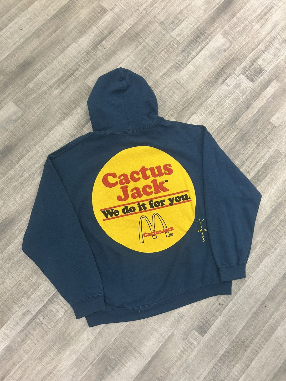 T ravis Scott Cactus Jack McDonalds Sticker Hoodie