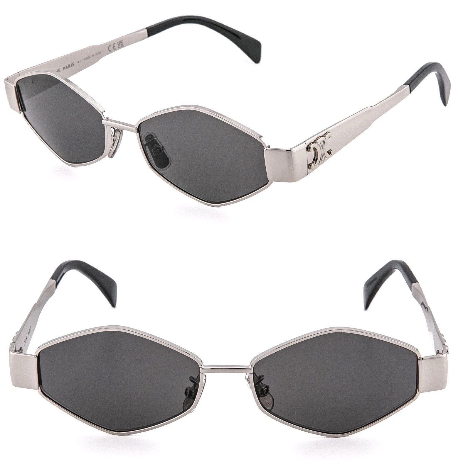 Celine CELINE CL40254U 40254 METAL TRIOMPHE Unisex Sunglasses 16A Size ONE SIZE - 1 Thumbnail