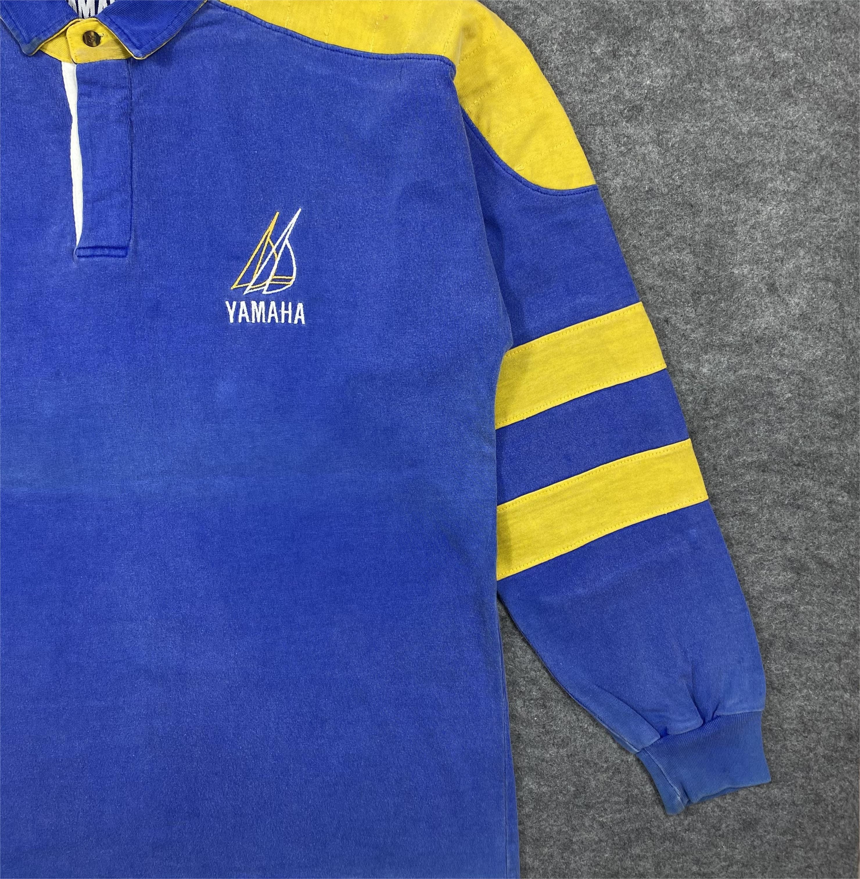 Yamaha VINTAGE YAMAHA MARINE POLO SHIRT-J622 Size US XL / EU 56 / 4 - 4 Thumbnail
