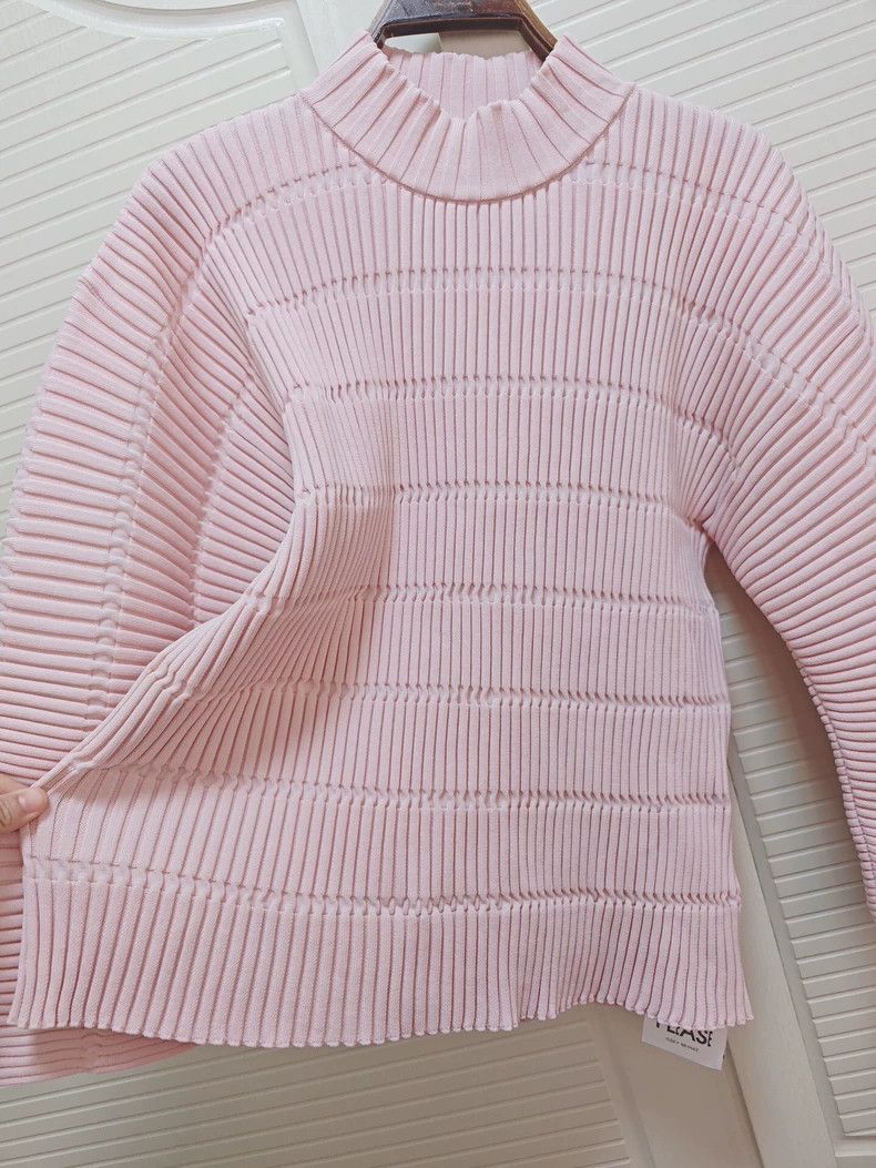 Issey Miyake Issey Miyake size:one size Pink knitted sweater Size XS / US 0-2 / IT 36-38 - 6 Thumbnail