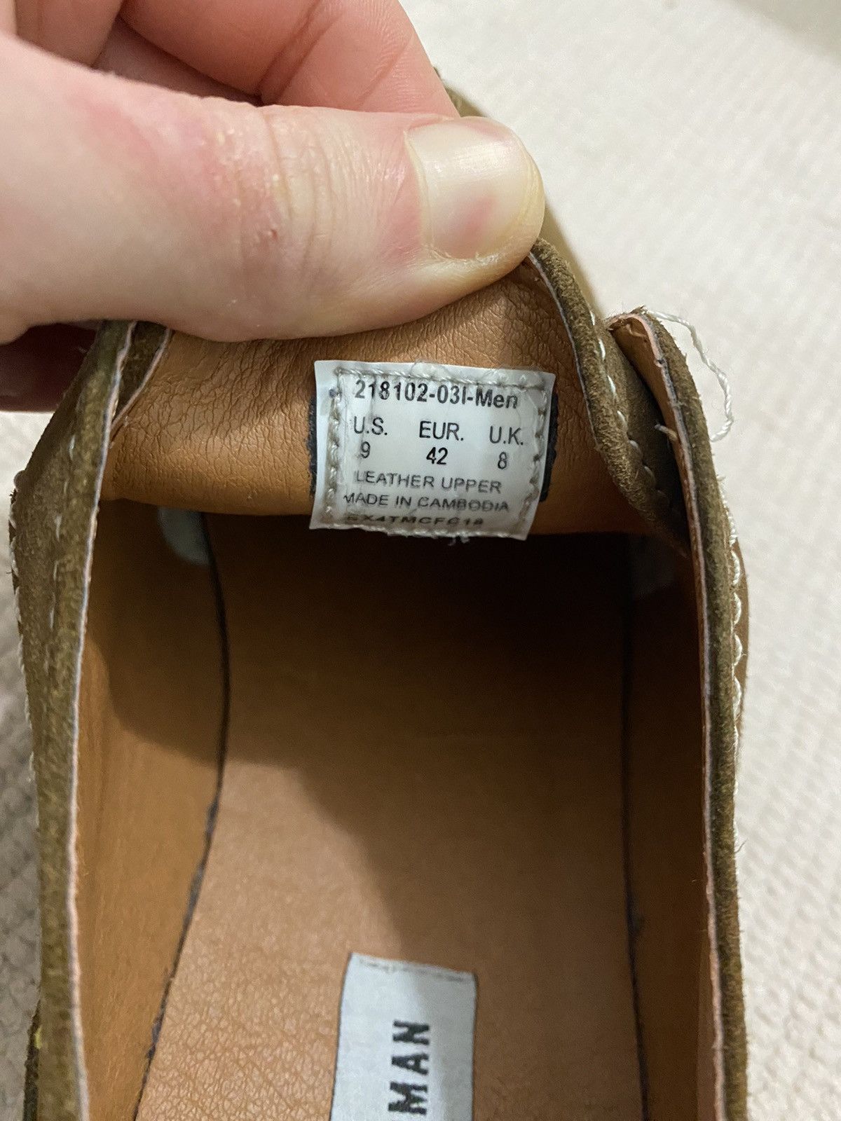 Ben Sherman brown suede