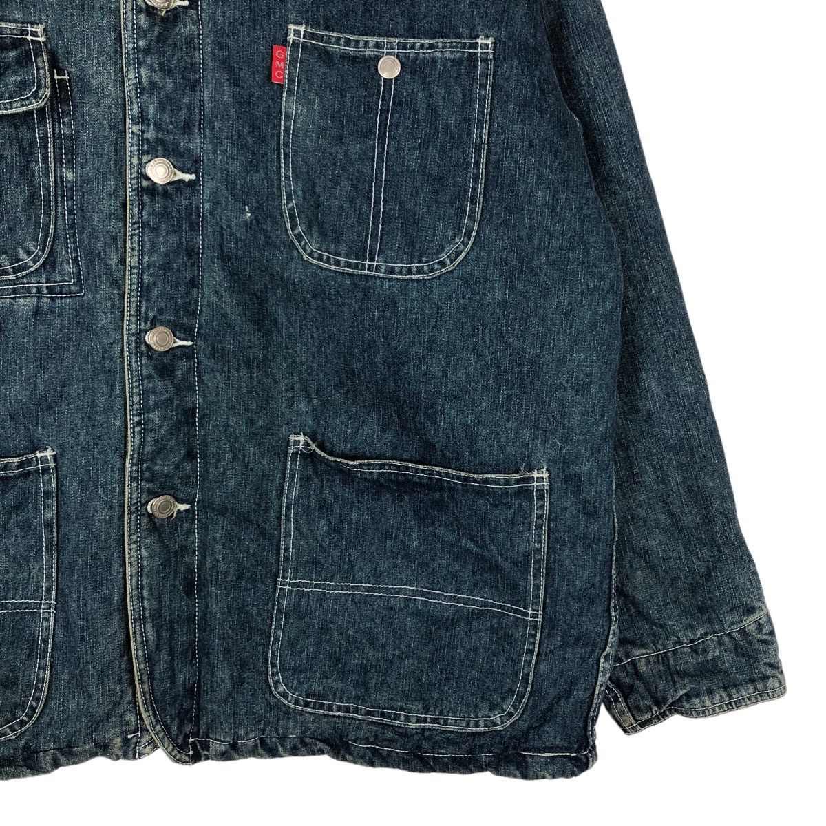 Vintage 🔥Vintage Denim Chore Jacket Multi Pocket Greeman Co. Japan Size US L / EU 52-54 / 3 - 5 Thumbnail