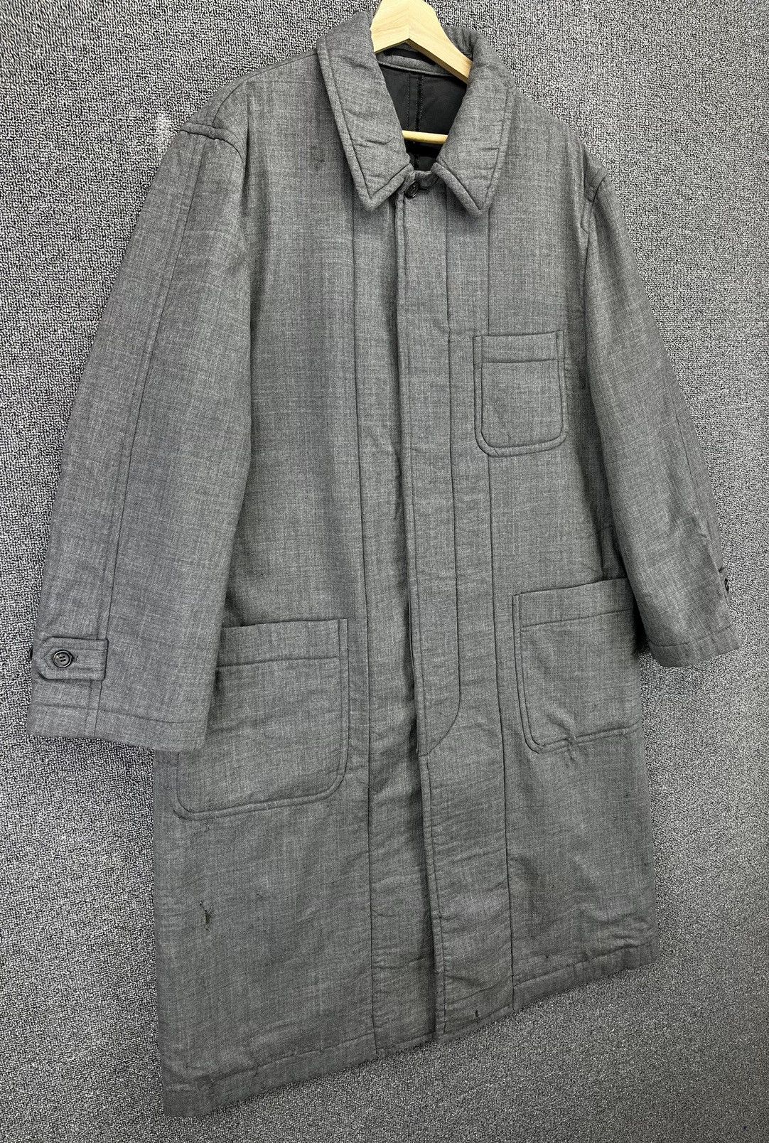 Comme des Garcons Homme Vintage 90s Comme Des Garcons Homme Distressed Long Jacket Size US M / EU 48-50 / 2 - 2 Thumbnail