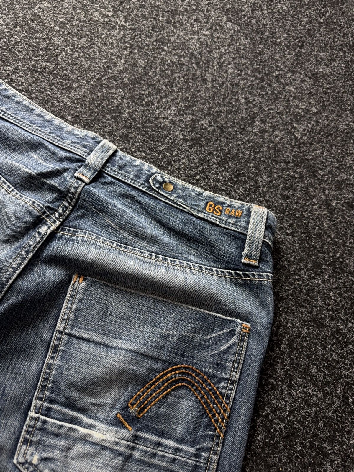 G-Star 00s Retro Y2K G-Star RAW Men’s Straight Leg Denim Jeans Size US 32 / EU 48 - 19 Thumbnail