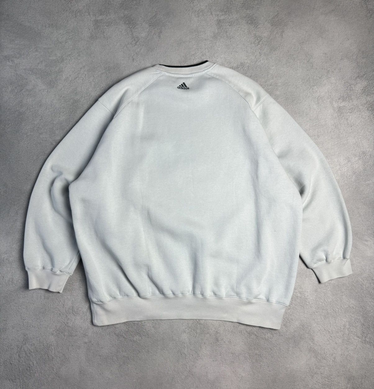 Adidas Vintage 00s Adidas Small Logo Cotton Crewneck Sweatshirt Size US L / EU 52-54 / 3 - 2 Thumbnail