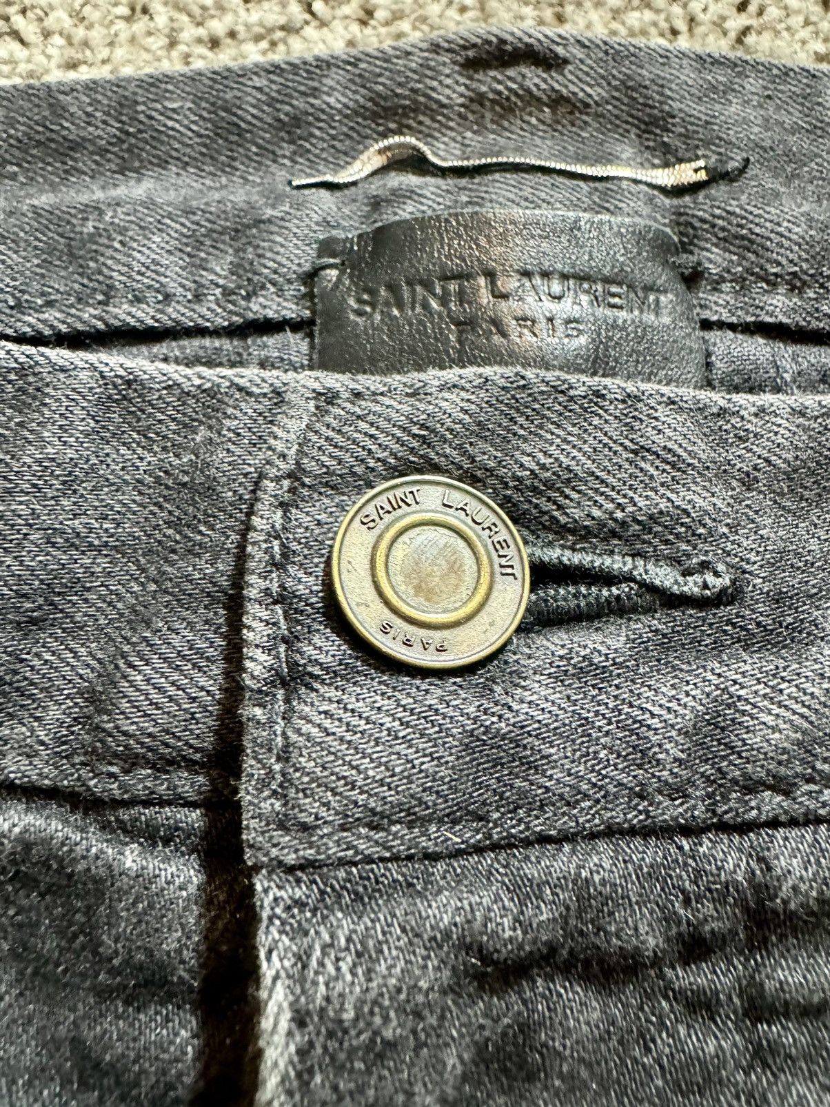 Saint Laurent Paris SAINT LAURENT PARIS CUTOFF 34” Size US 34 / EU 50 - 2 Thumbnail