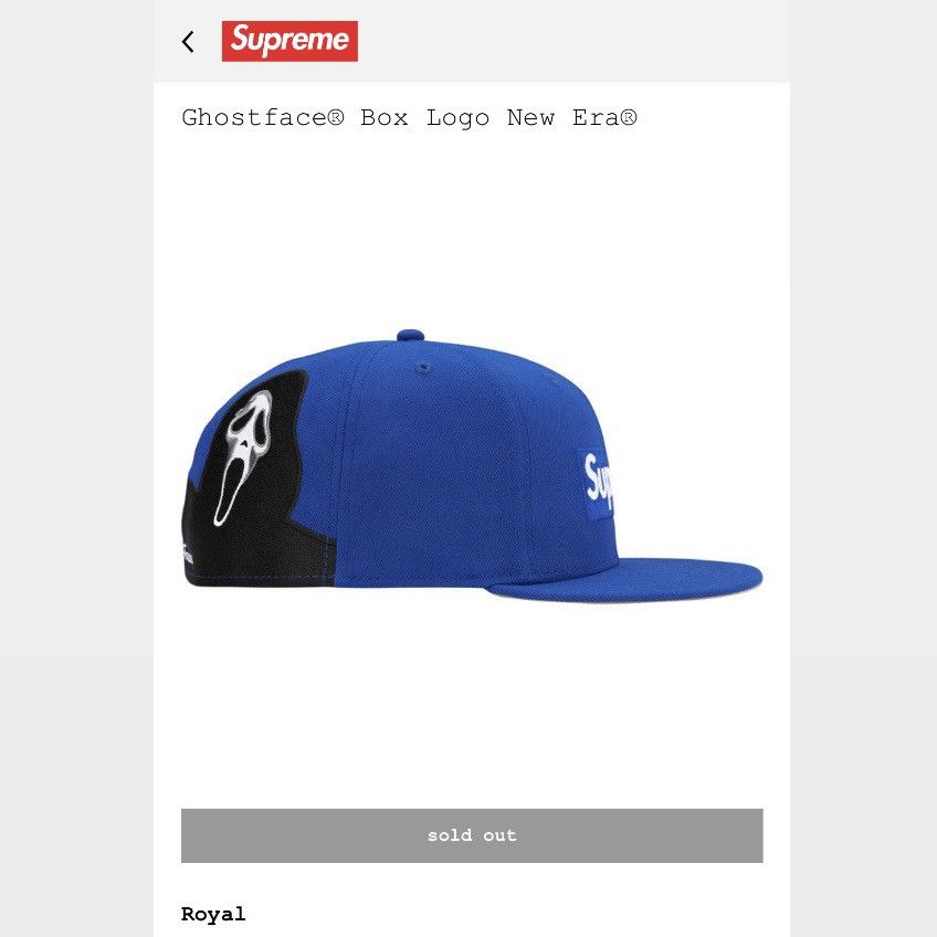 Supreme Supreme x New Era Box Logo 7 1/4 fitted Corduroy Hat in