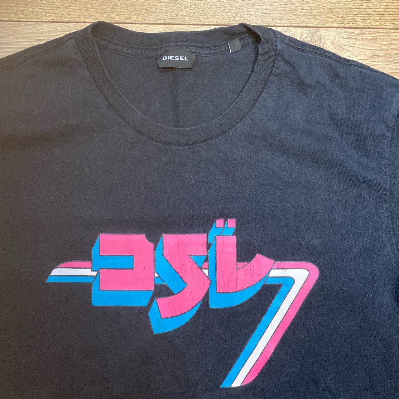 Diesel Diesel black graphic T Size US L / EU 52-54 / 3 - 2 Thumbnail