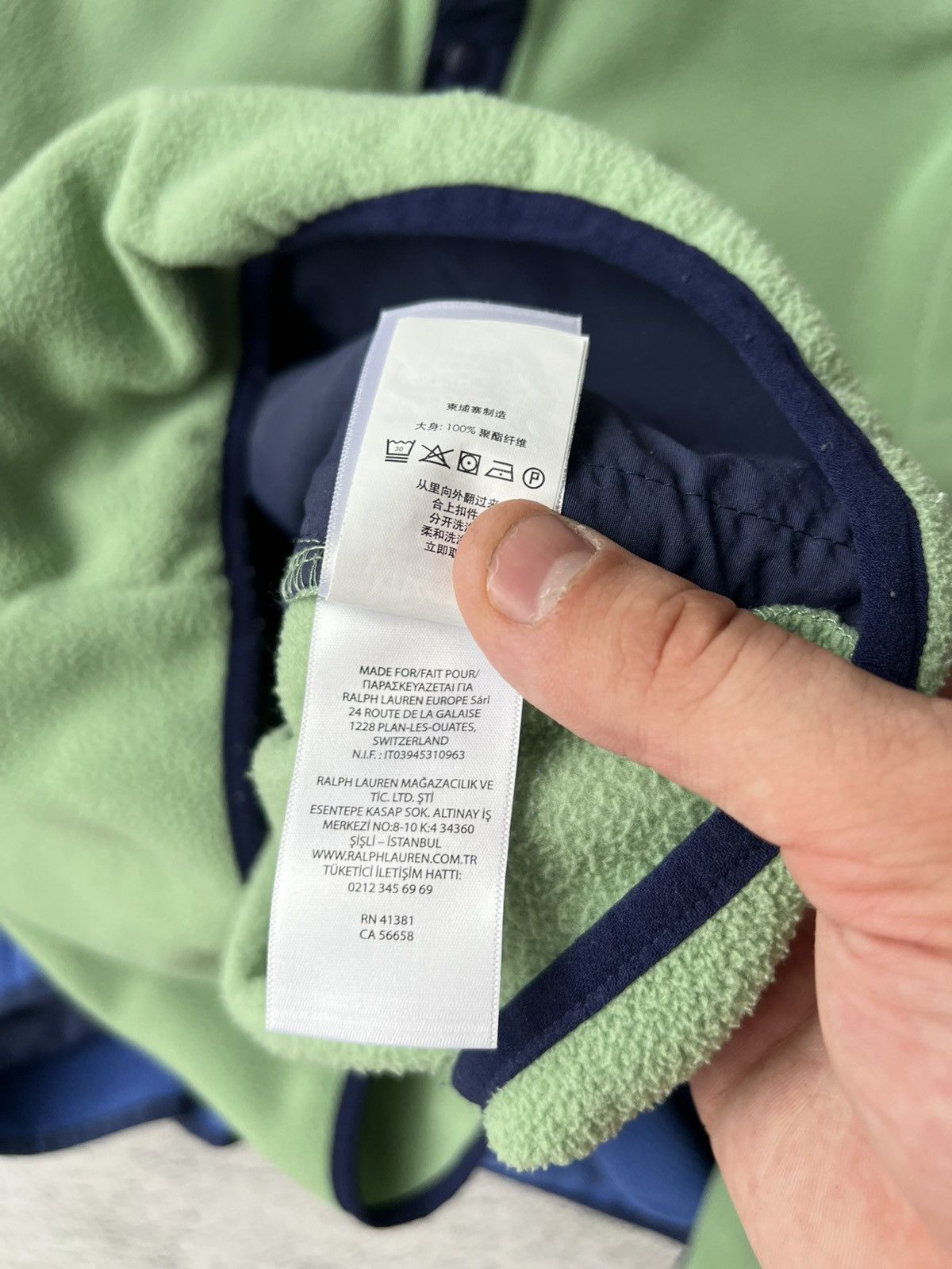 Polo Ralph Lauren 🟢 Vintage Ralph Lauren fleece pullover in green Rare Size M Size US M / EU 48-50 / 2 - 12 Thumbnail