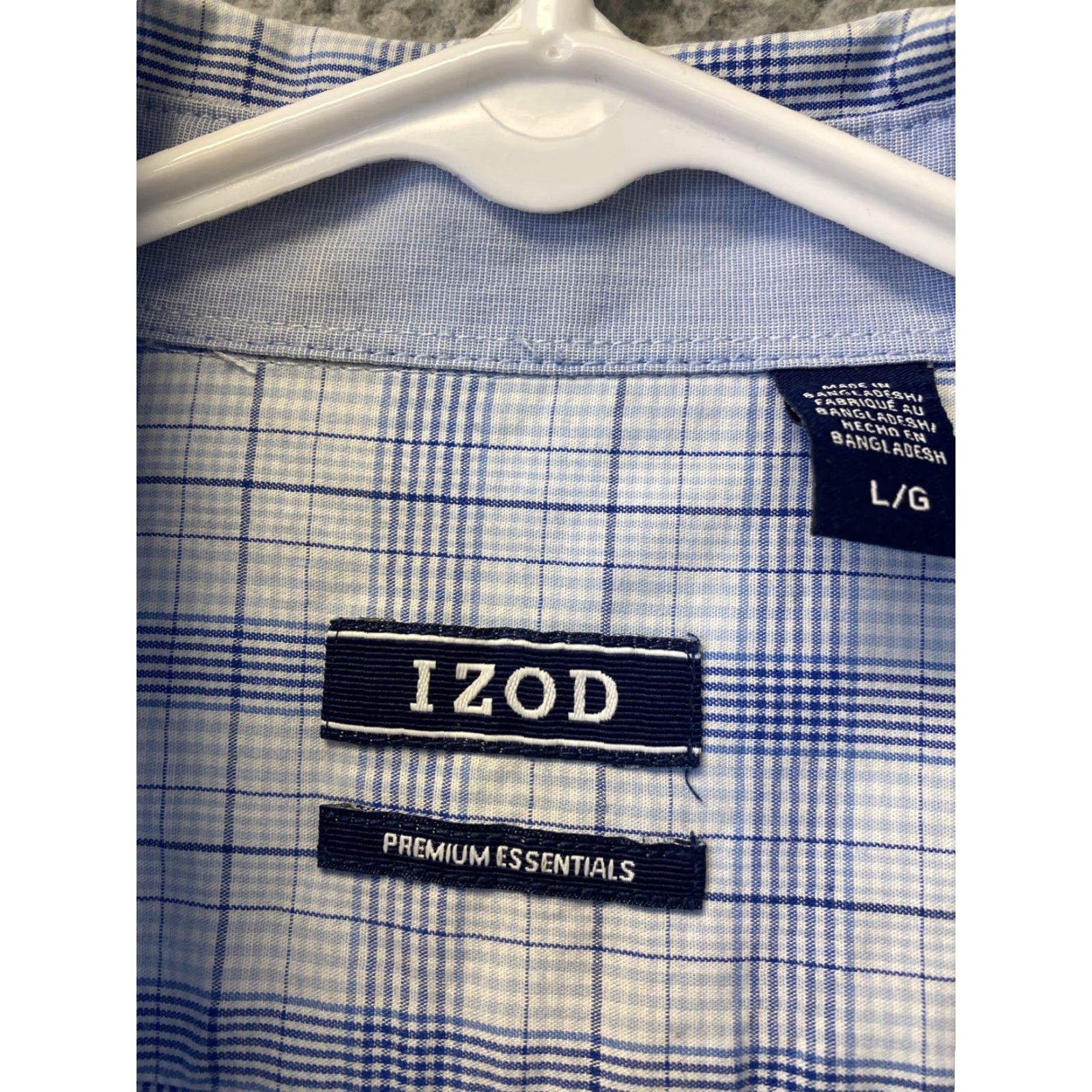 Izod IZOD Plaid Button-Up Shirt, Mens Large Regular, Multicolor Cotton, Casual, Long Sleeve Size US L / EU 52-54 / 3 - 3 Thumbnail