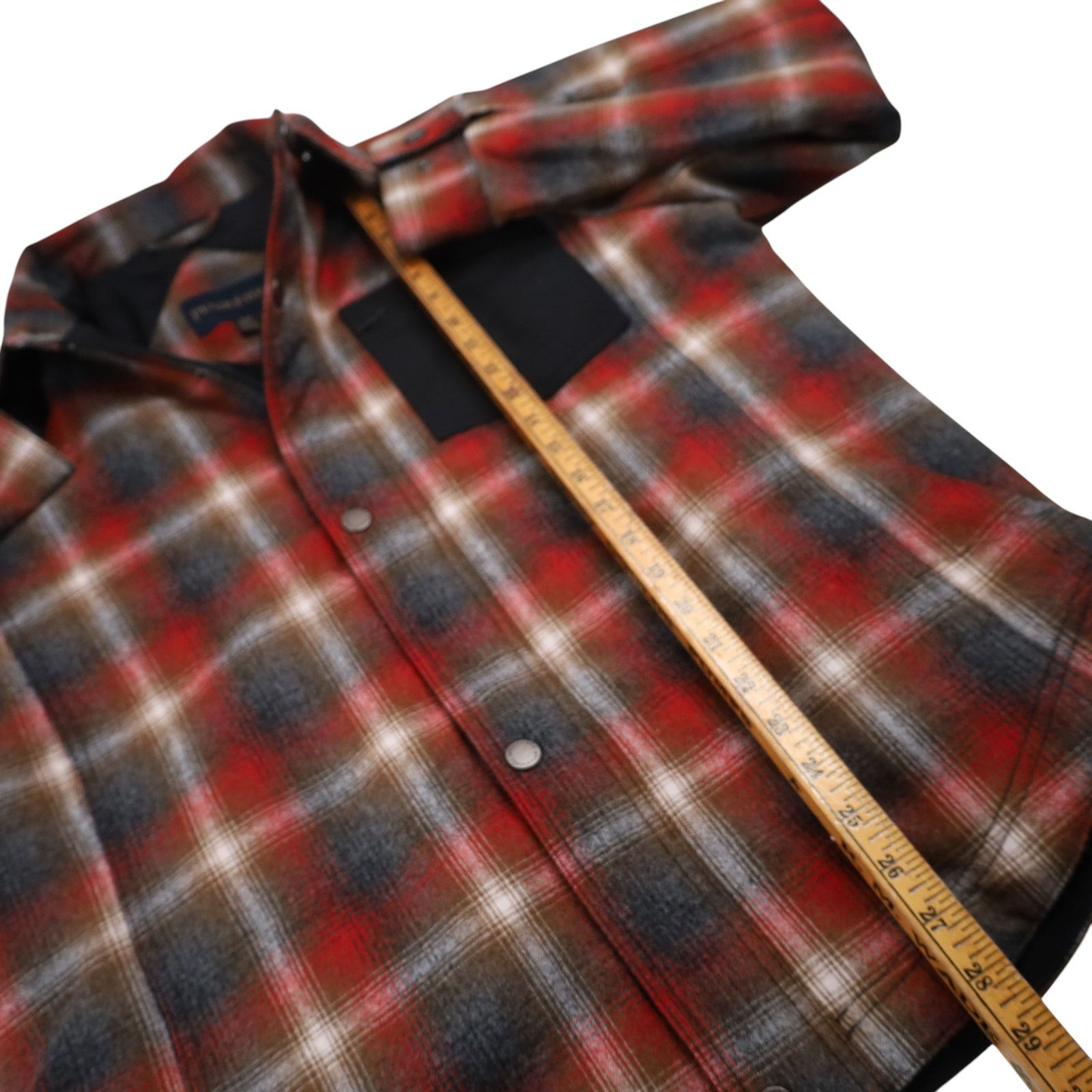 Pendleton Pendleton Shadow Plaid Polyfill Quilted Wool Shirt Jacket Size US M / EU 48-50 / 2 - 7 Thumbnail