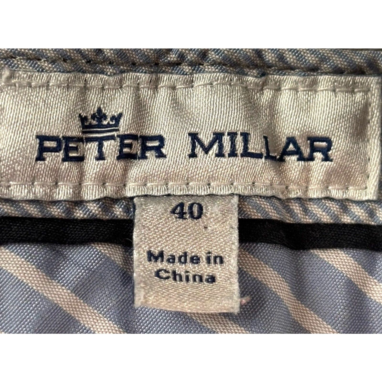 Peter Millar Peter Millar Mens 5 Pocket Grey Golf Pants 40x26.5 Extra Large XL Preppy Soft Size US 40 / EU 56 - 5 Thumbnail