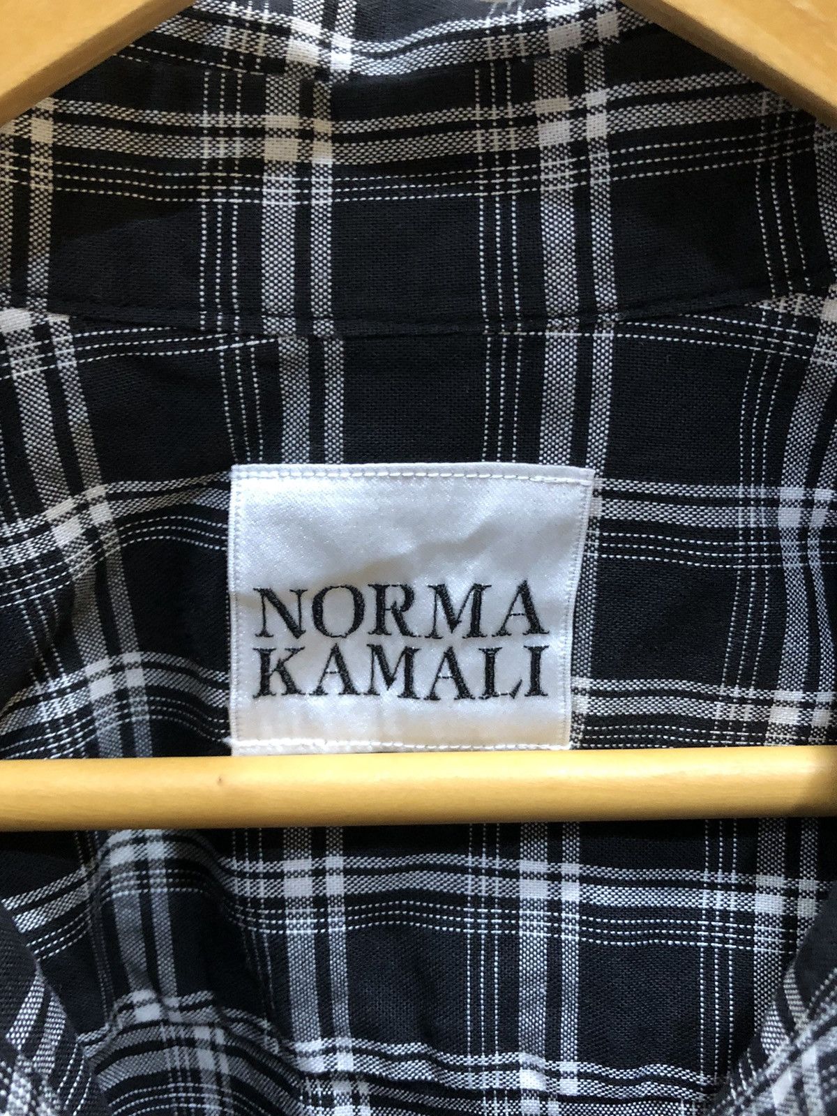 Norma Kamali Norma Kamali 1990 Hidden Button Up Shirt Size XL / US 12-14 / IT 48-50 - 8 Thumbnail