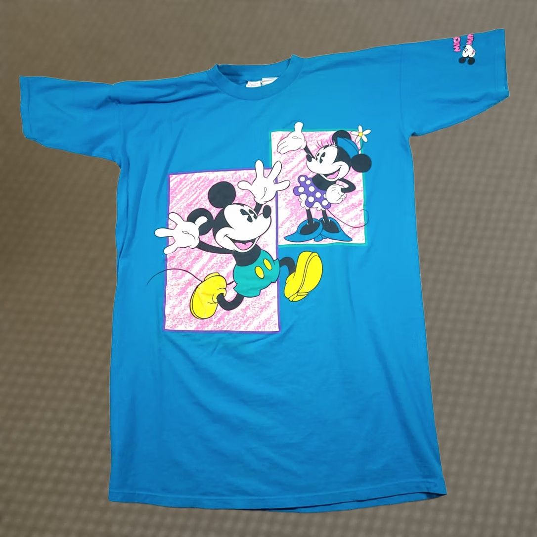 Mickey & Co. VINTAGE Mickey Minnie Mouse Disney Mickey and Co T-shirt 90s Vtg Adult One Size Fits All Size US M / EU 48-50 / 2 - 1 Thumbnail