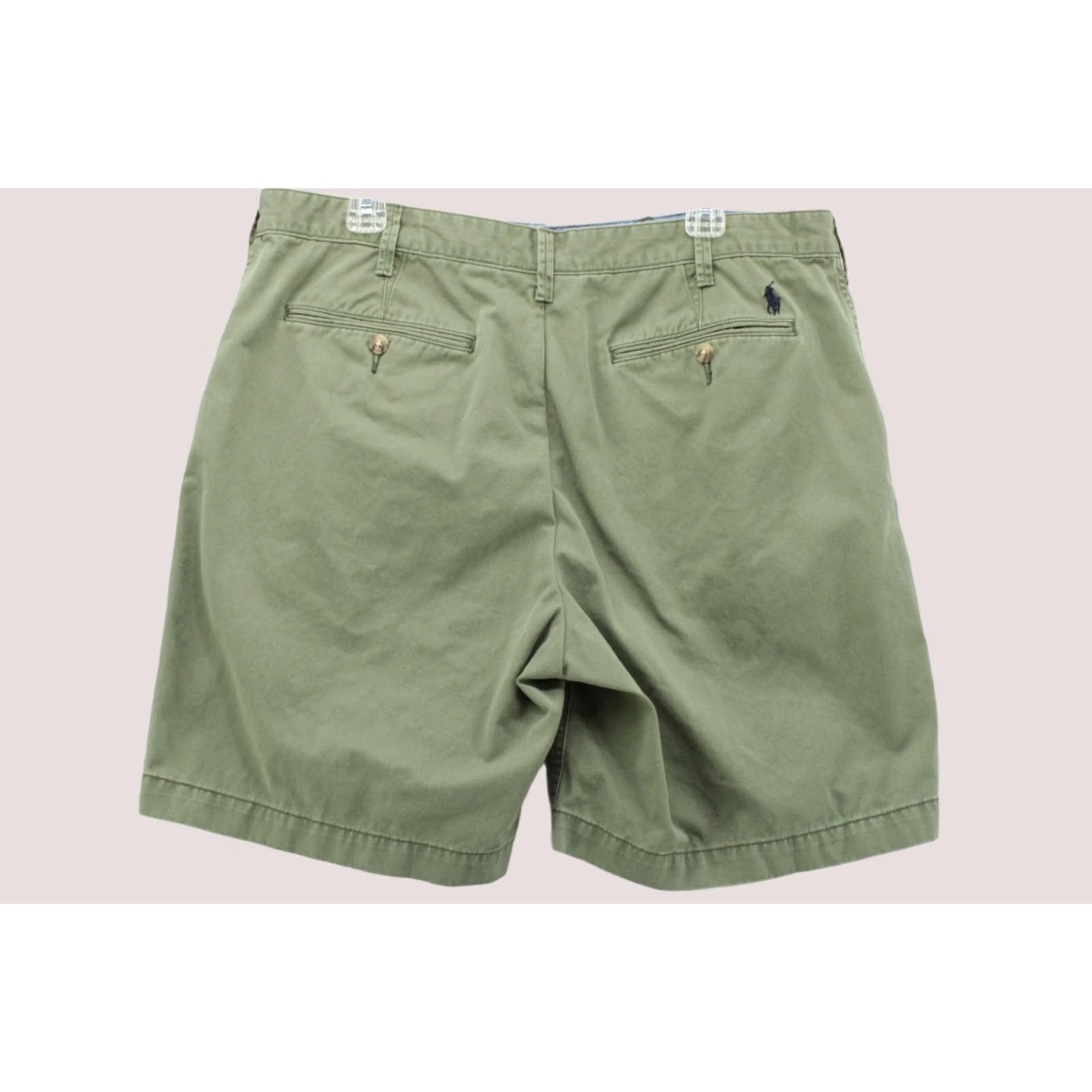 Polo Ralph Lauren Polo Ralph Lauren Shorts Mens 36 Green Relaxed Fit Chino Twill Flat 5 pocket Vintage: No Size US M / EU 48-50 / 2 - 1 Thumbnail