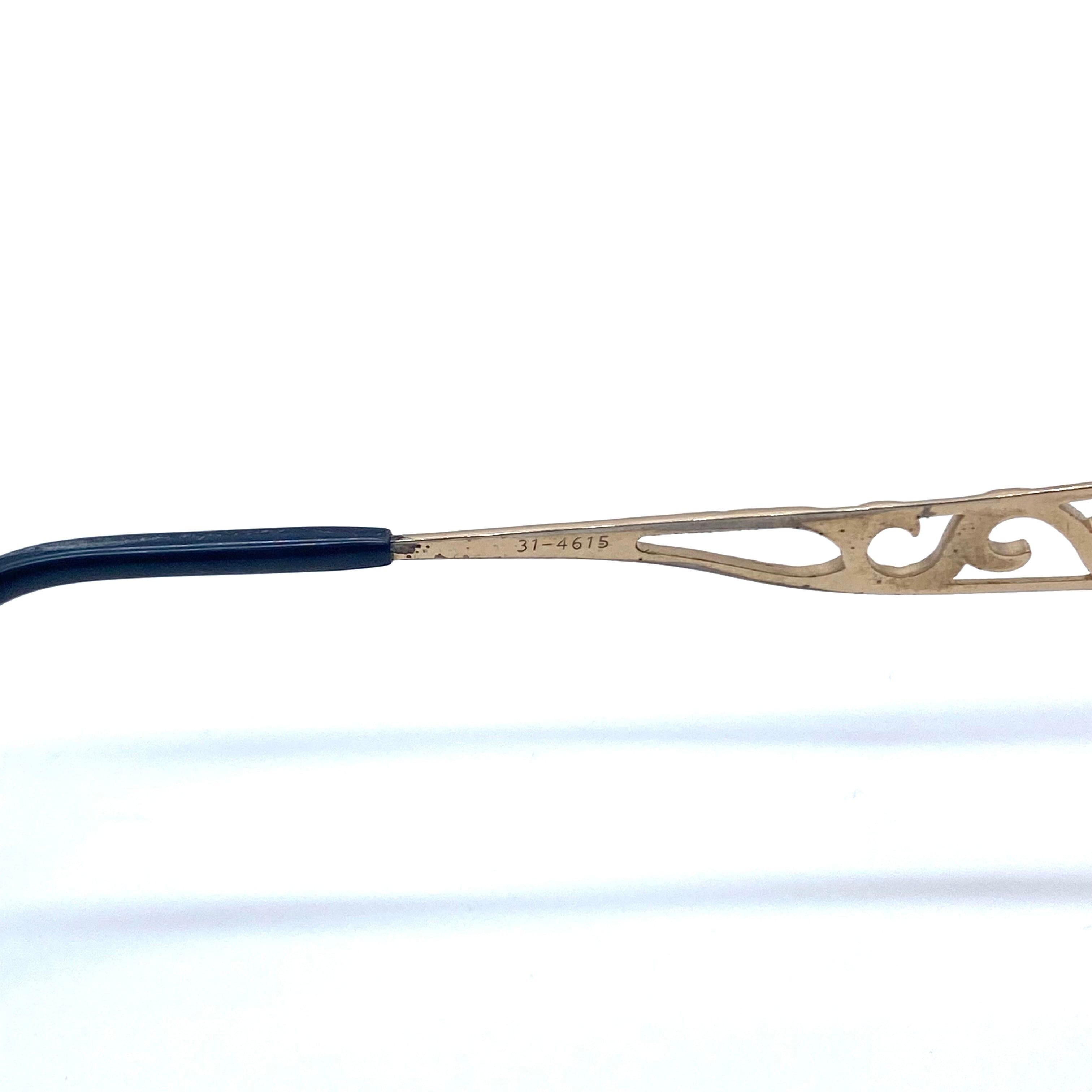 Yves Saint Laurent Vintage Yves Saint Lauren Prescription Glasses Gold Frame Size ONE SIZE - 6 Thumbnail