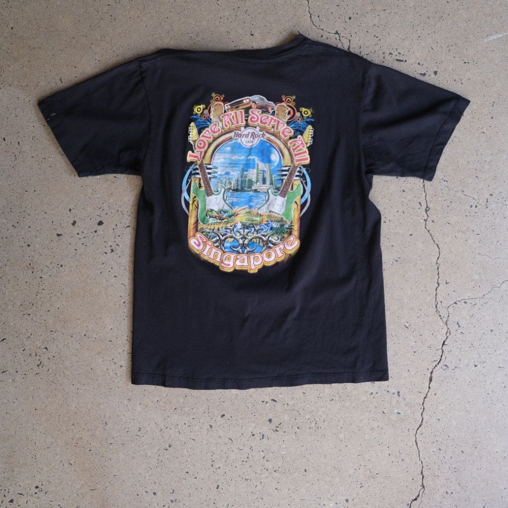 Other Hard Rock Cafe Vintage T-Shirt Black Singapore Graphic Size US M / EU 48-50 / 2 - 2 Thumbnail