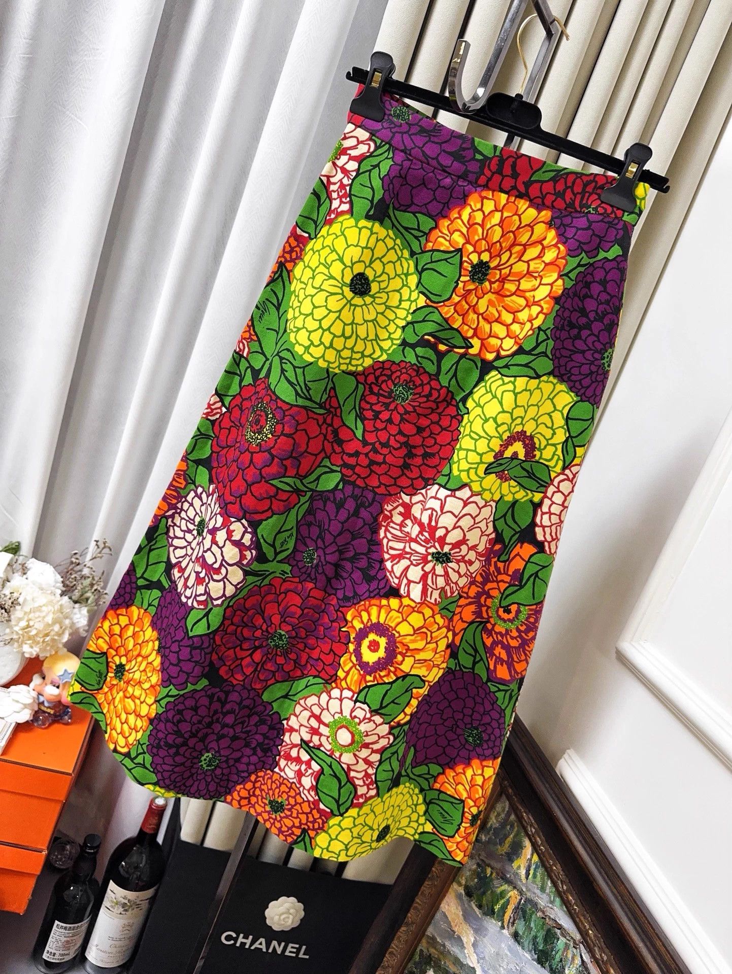 Gucci Gucci Floral Single-Breasted Long Skirt 38 IT Size S / US 4 / IT 40 - 2 Thumbnail
