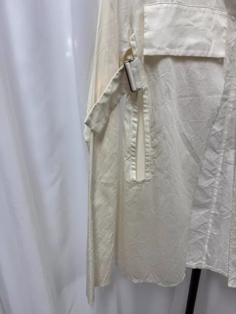 Yohji Yamamoto YOHJI YAMAMOTO Main Line Tied Destruction Silk Blended Shi Size US M / EU 48-50 / 2 - 3 Thumbnail