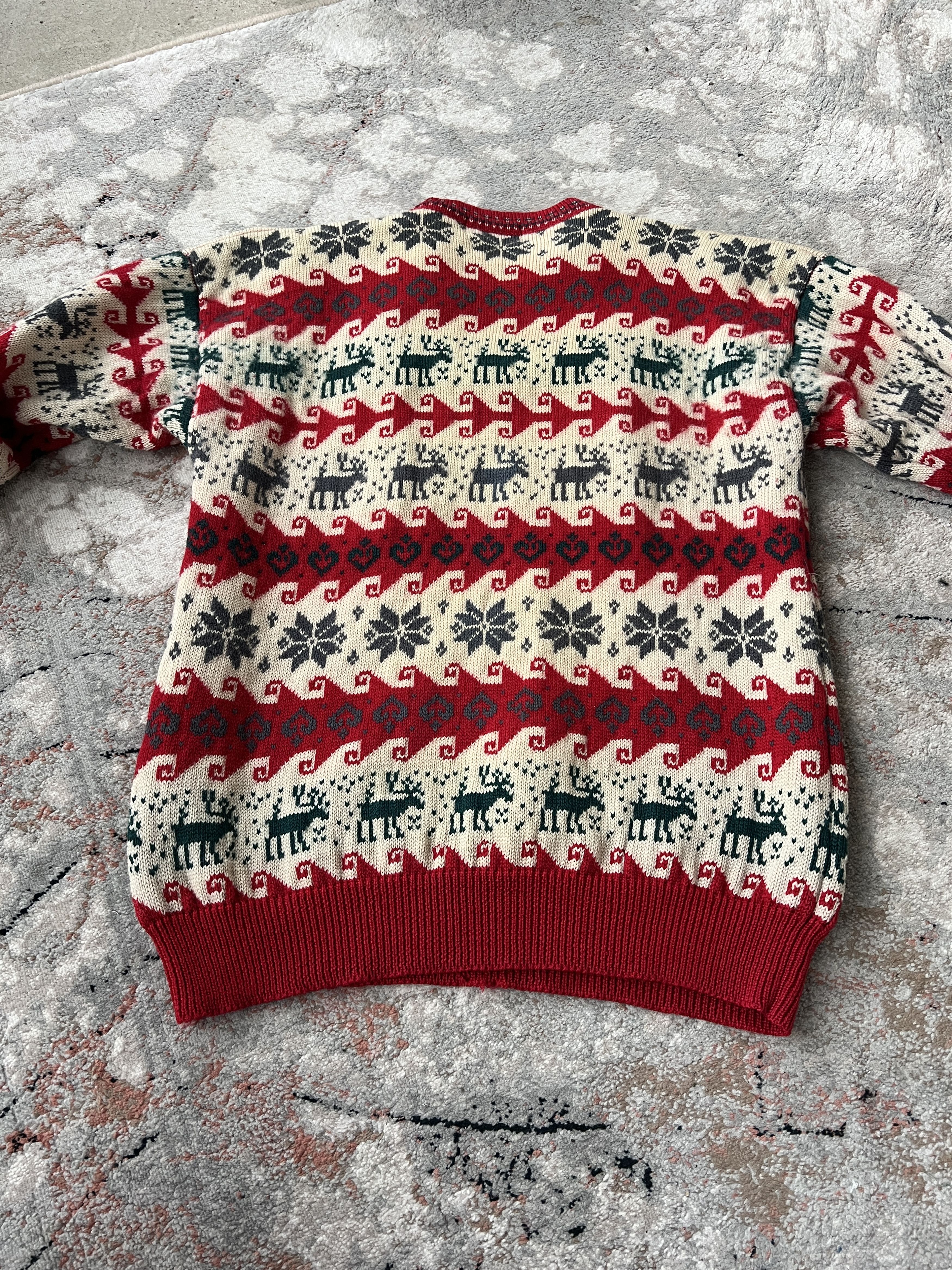 Vintage Mountain Design. Norway Sweater Size US L / EU 52-54 / 3 - 3 Thumbnail