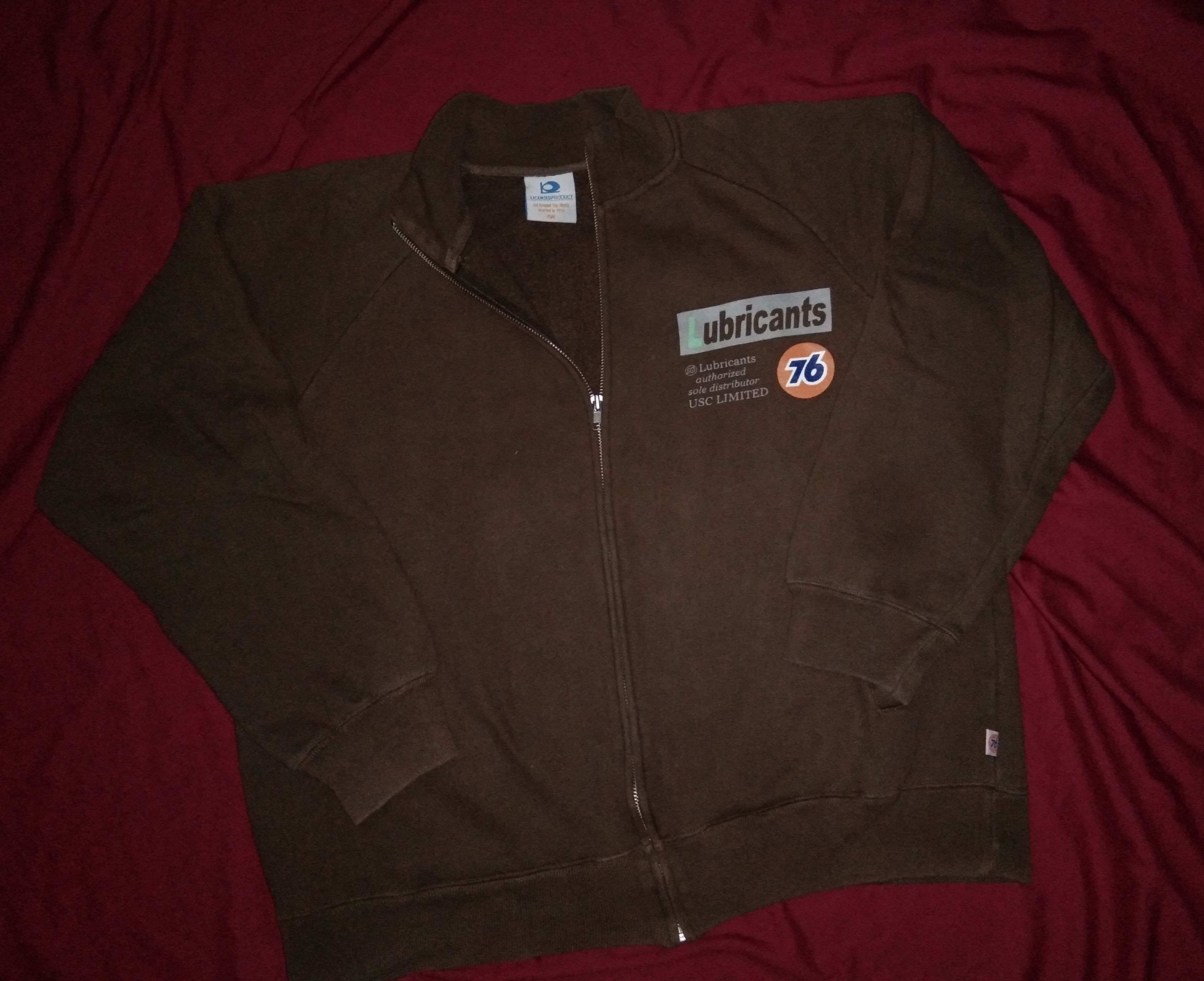 Vintage VTG 2000s Union 76 Lubricants Racing 🏁⛽ sweater jacket Size US M / EU 48-50 / 2 - 2 Thumbnail