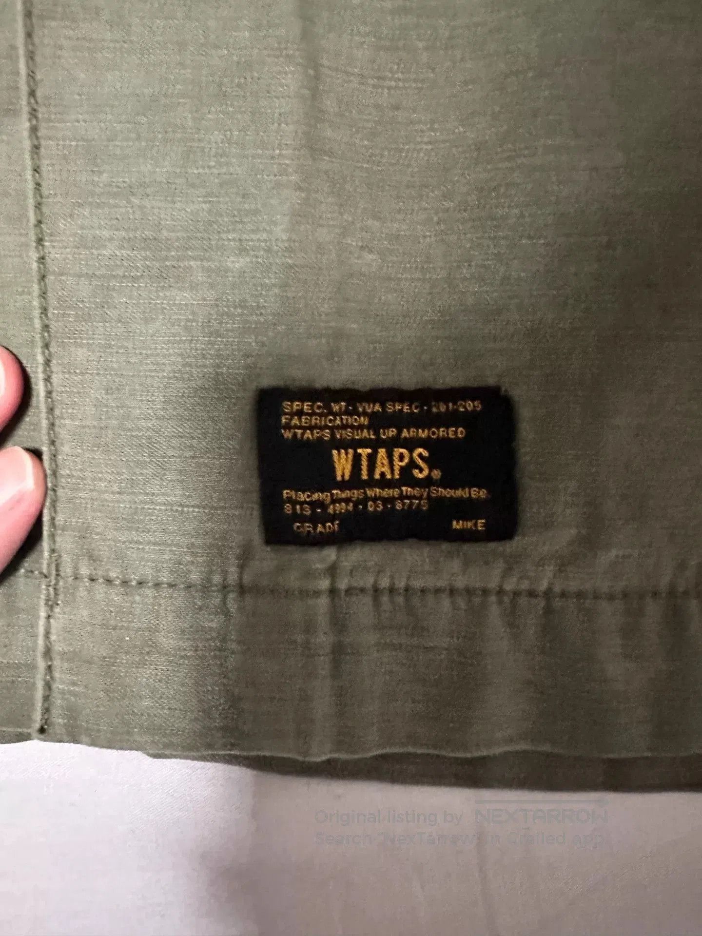Wtaps WTAPS Satin Fabric Item in Good Condition. Size US M / EU 48-50 / 2 - 7 Thumbnail