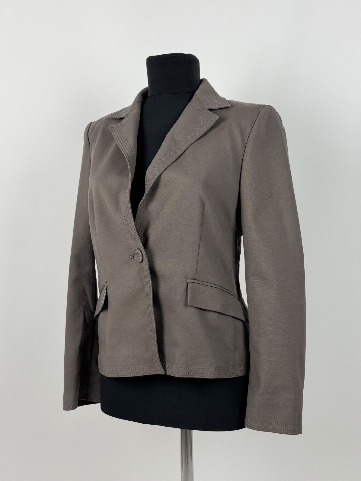 Etro Etro Milano Gray Classic Women’s Blazer Jacket Size M / US 6-8 / IT 42-44 - 1 Thumbnail