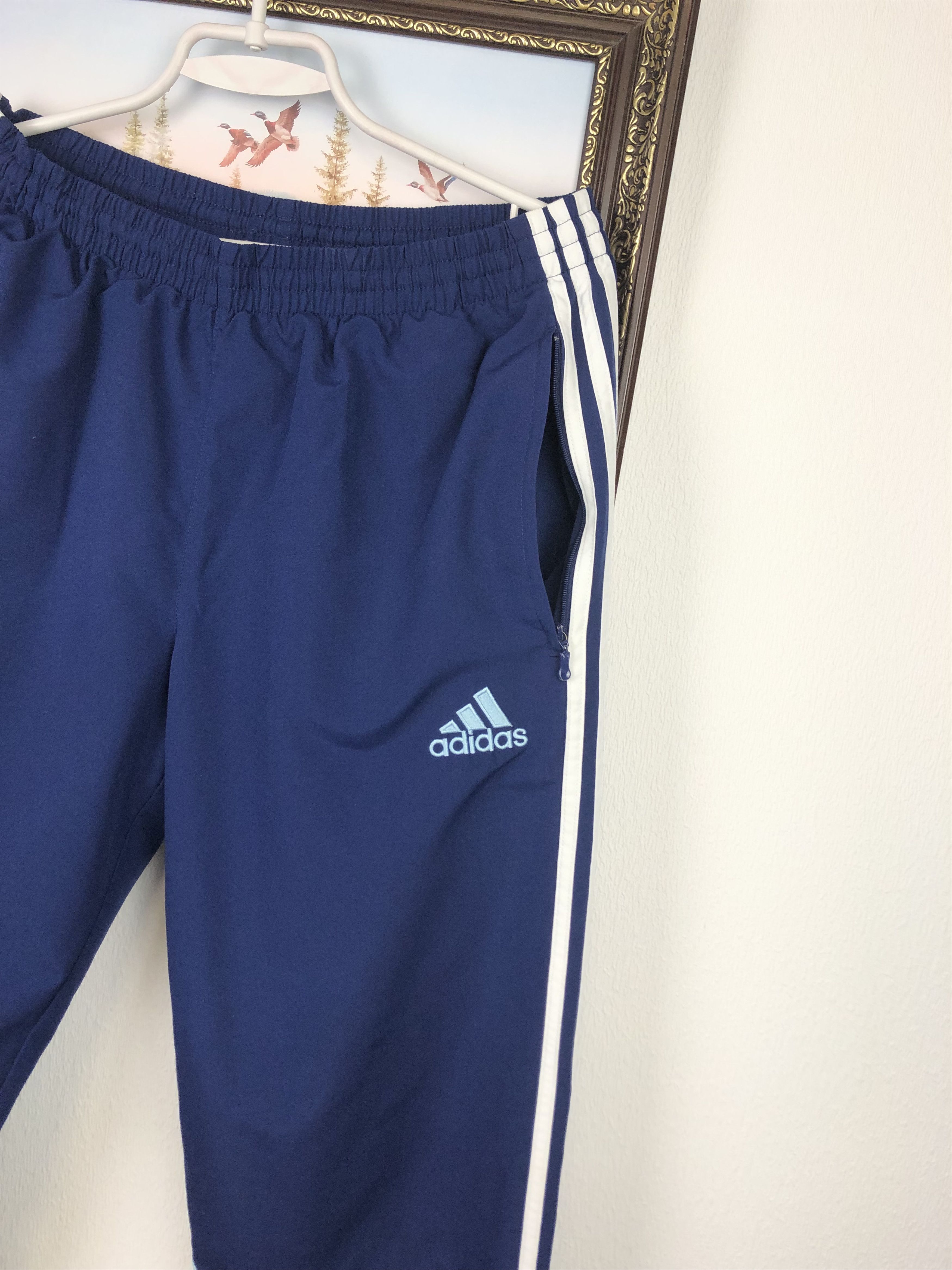 Adidas Vintage Newcastle United Football Pants Soccer Sweaptants L Size US 34 / EU 50 - 2 Thumbnail