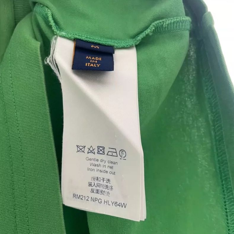 Louis Vuitton LOUIS VUITTON Green Chest Relief Short Sleeve 2504-Nextarro Size US M / EU 48-50 / 2 - 6 Thumbnail