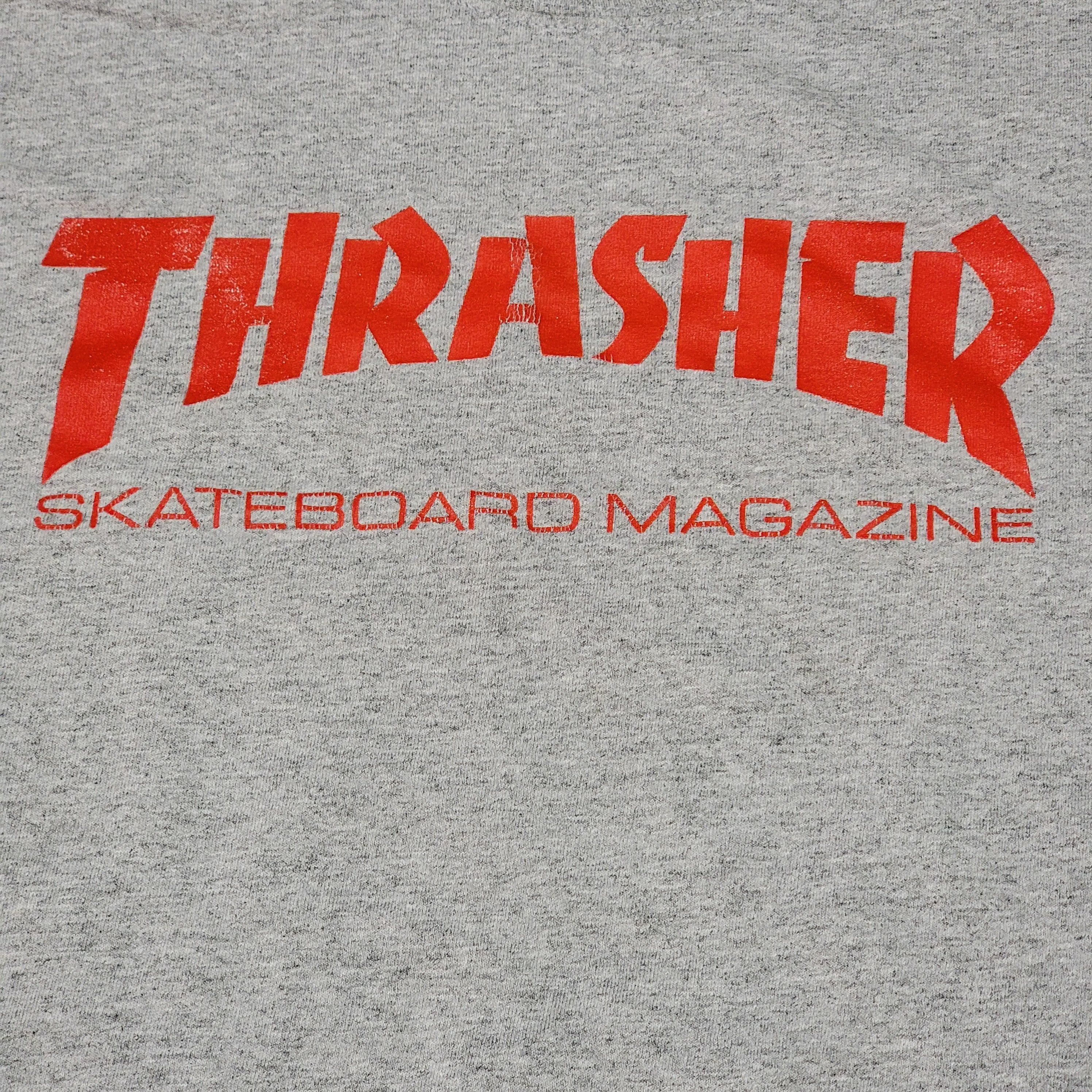 Thrasher Thrasher Skateboard Magazine SS Grey Unisex Tee - Size Large Size US L / EU 52-54 / 3 - 2 Thumbnail