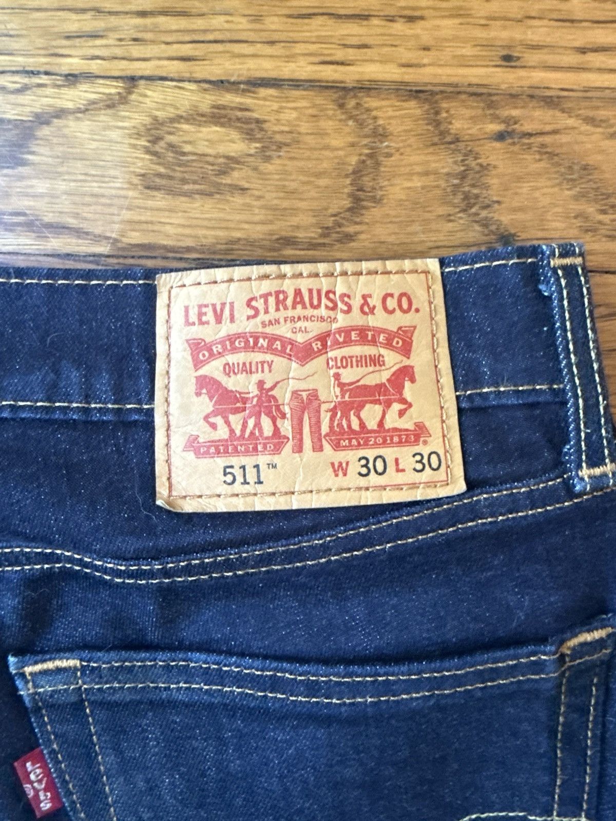Levi's Levis 511 Dark Wash (30 x 30) Size US 30 / EU 46 - 1 Thumbnail