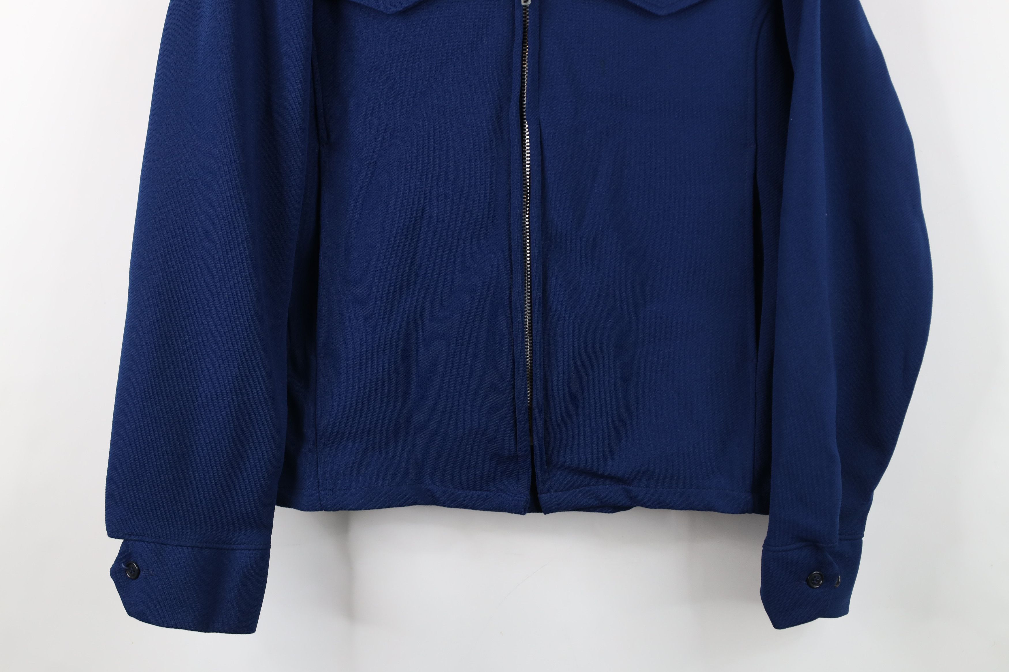 Vintage Vintage 50s 60s Streetwear Collared Bomber Jacket USA Size US L / EU 52-54 / 3 - 3 Thumbnail