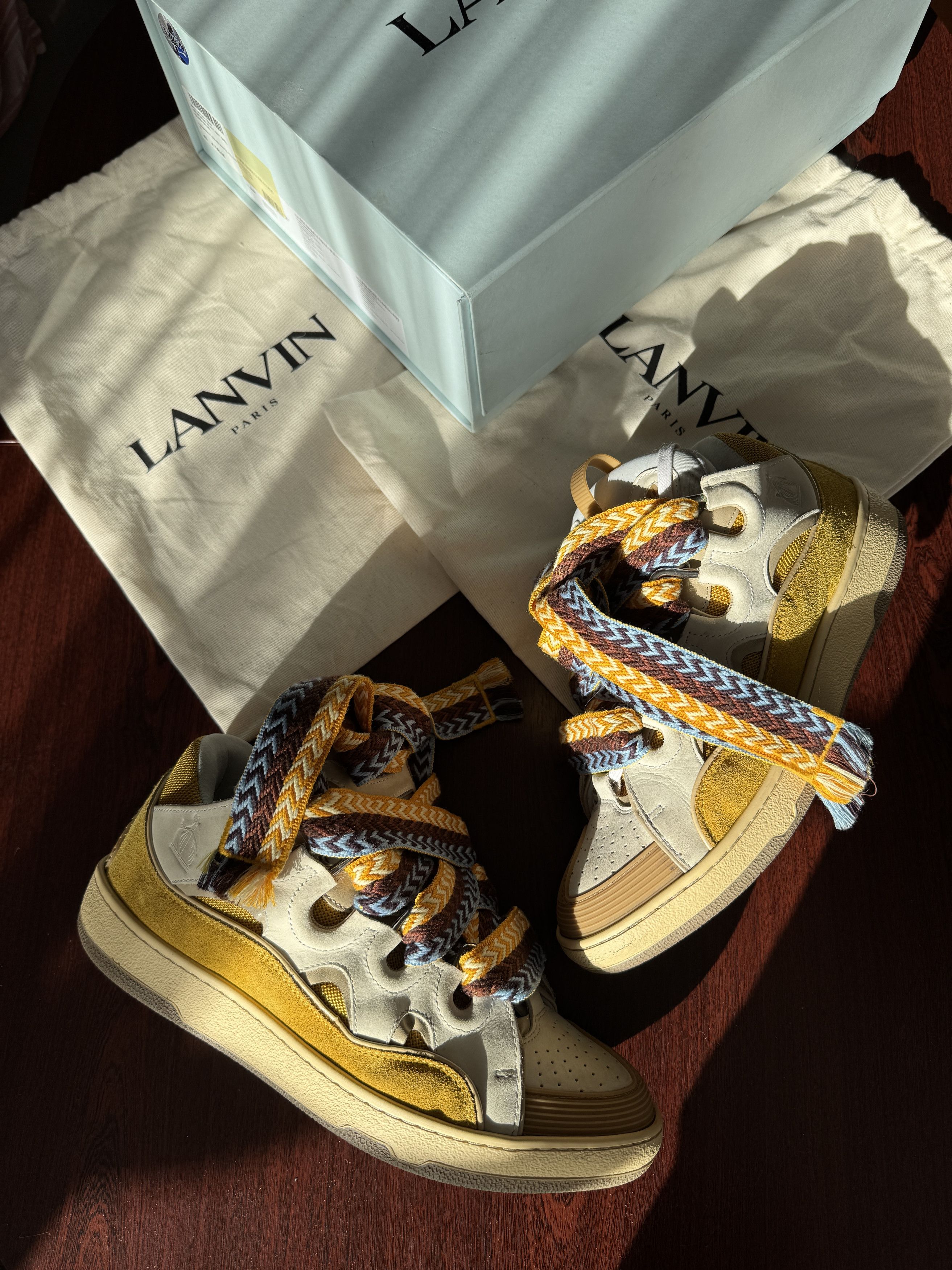 Lanvin Lanvin Curb Yellow Size US 10 / EU 43 - 1 Thumbnail