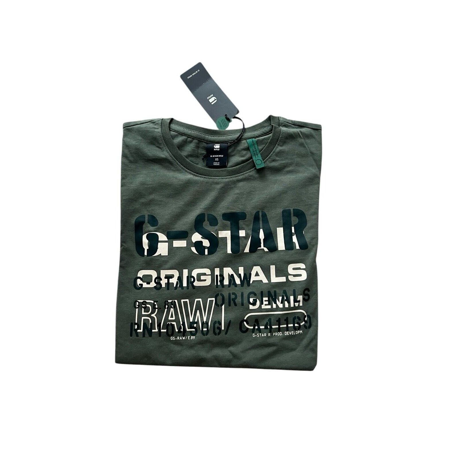 G-Star G-Star Raw Mens LT Hunter Graphic T-Shirt Green $65 Size XS Size US XS / EU 42 / 0 - 4 Thumbnail