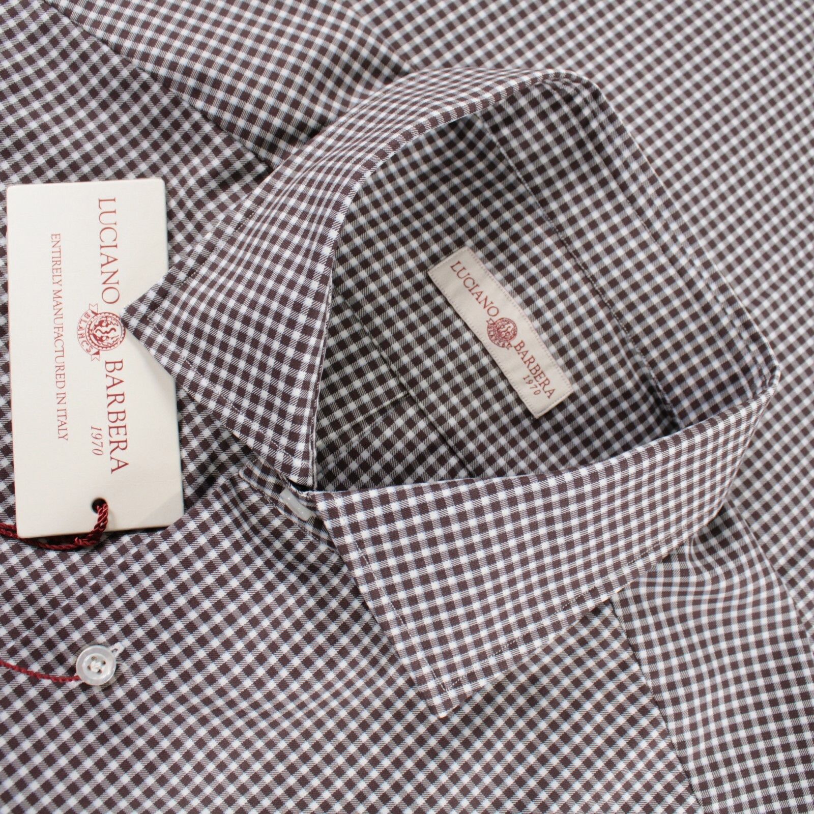 Luciano Barbera Luciano Barbera New with tags Shirt Size L US In Brown Size US L / EU 52-54 / 3 - 1 Thumbnail