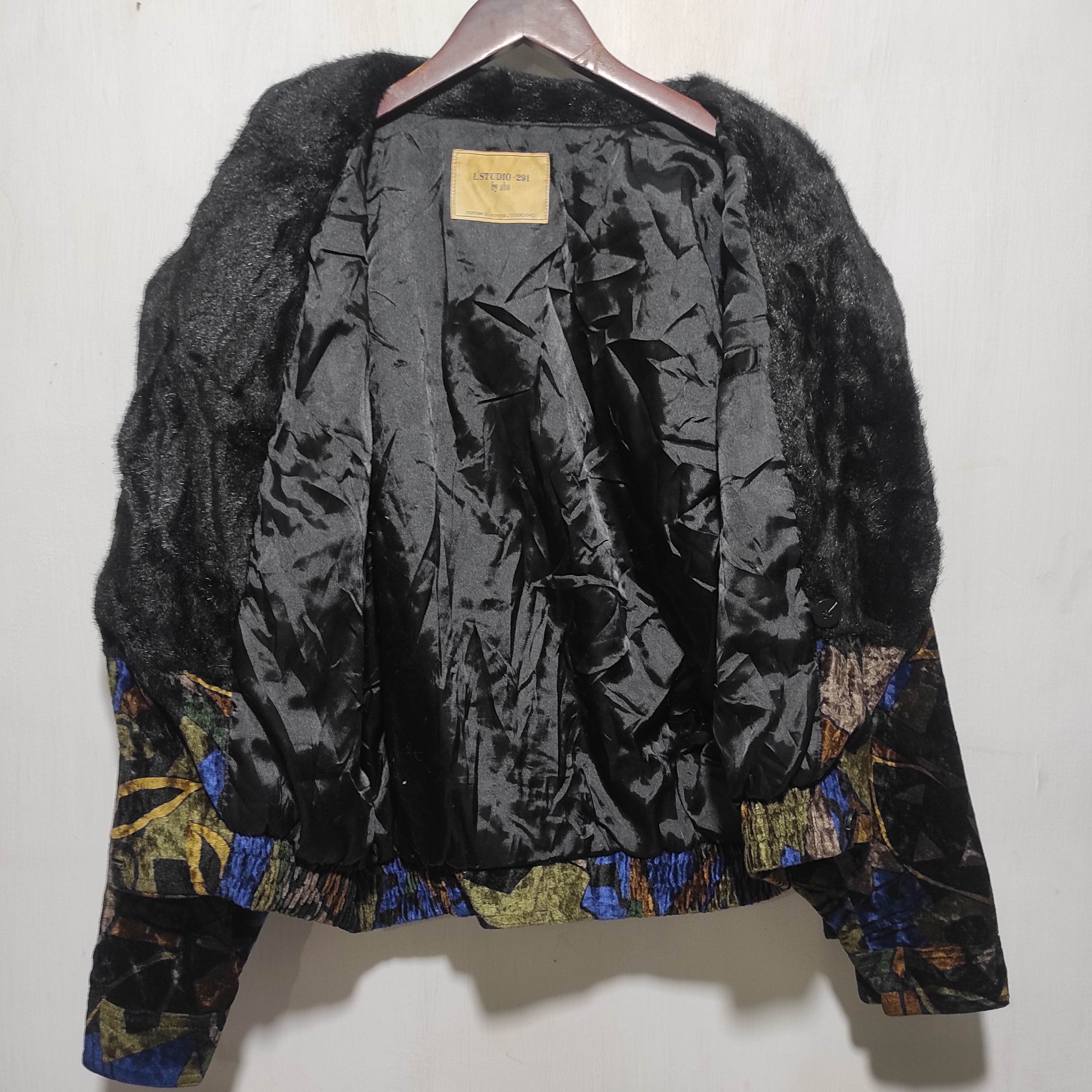 If Six Was Nine 🔥RARE L’STUDIO VELVET CARDIGAN FUR BLAZER COAT Size M / US 6-8 / IT 42-44 - 12 Thumbnail