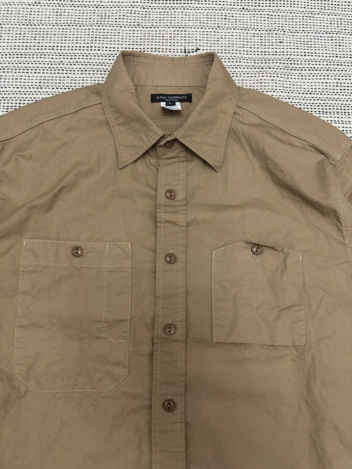 Engineered Garments 🔥Vintage A Blue Garments NY big pocket shirt button Size US L / EU 52-54 / 3 - 2 Thumbnail