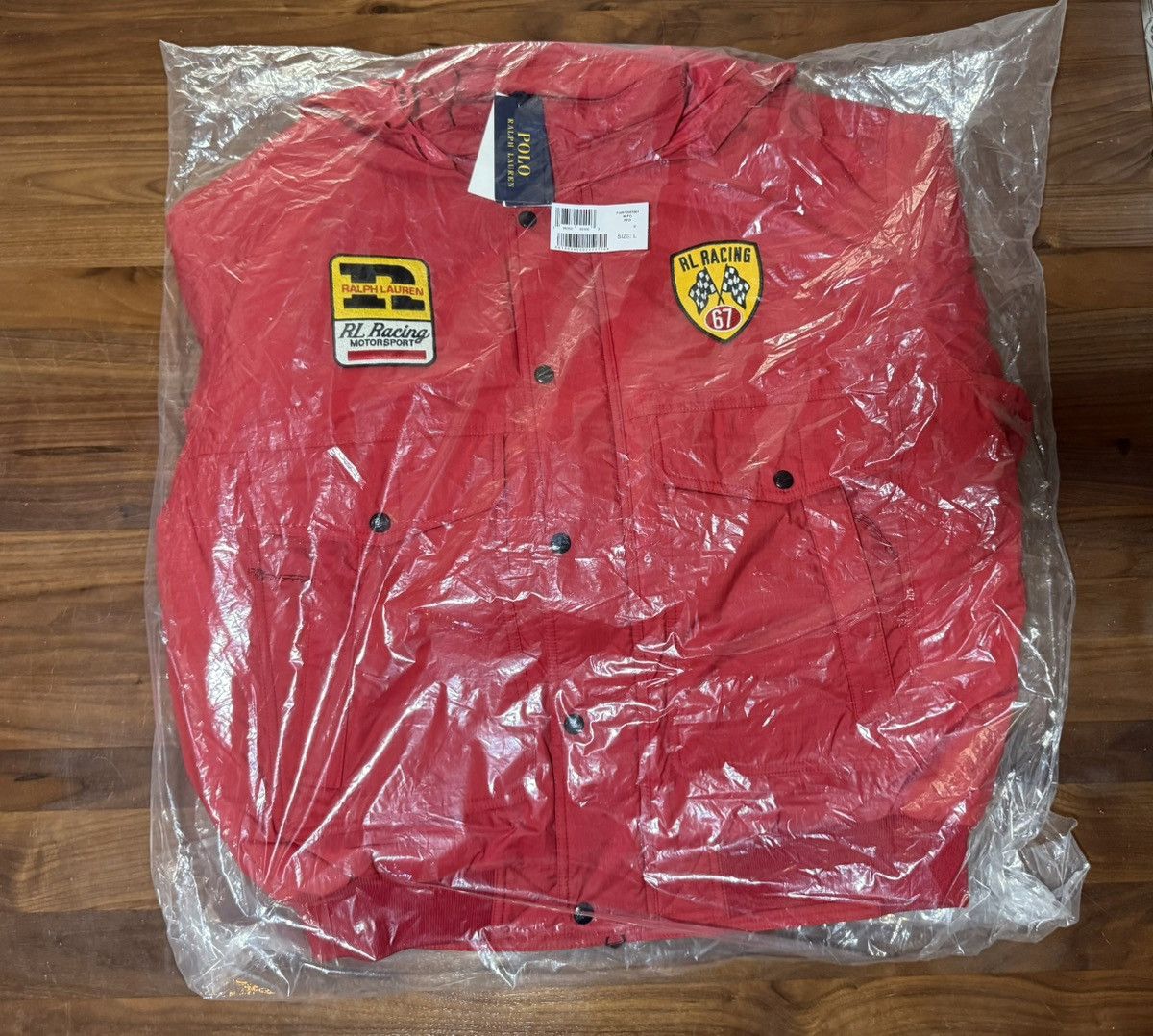 Polo Ralph Lauren Polo Ralph Lauren Racing Jacket Size Large Red Hooded Logos Size US L / EU 52-54 / 3 - 8 Thumbnail