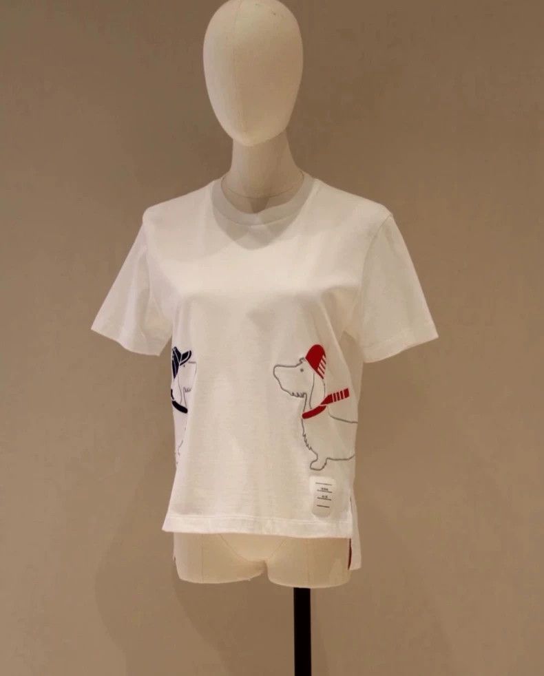 Thom Browne Thom Browne Dogs Embroidered Short Sleeve Size S / US 4 / IT 40 - 3 Thumbnail