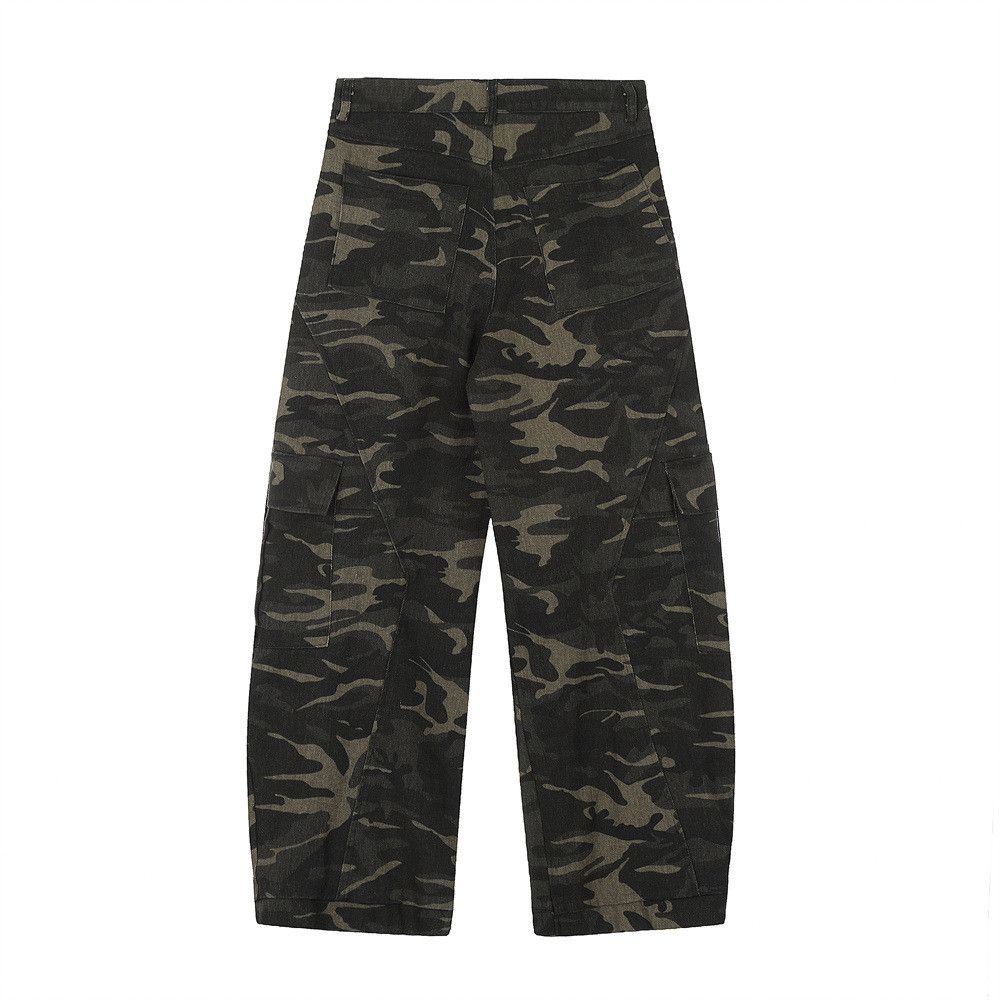 Japanese Brand American retro machete camouflage men cargo casual trousers Size US 32 / EU 48 - 2 Thumbnail
