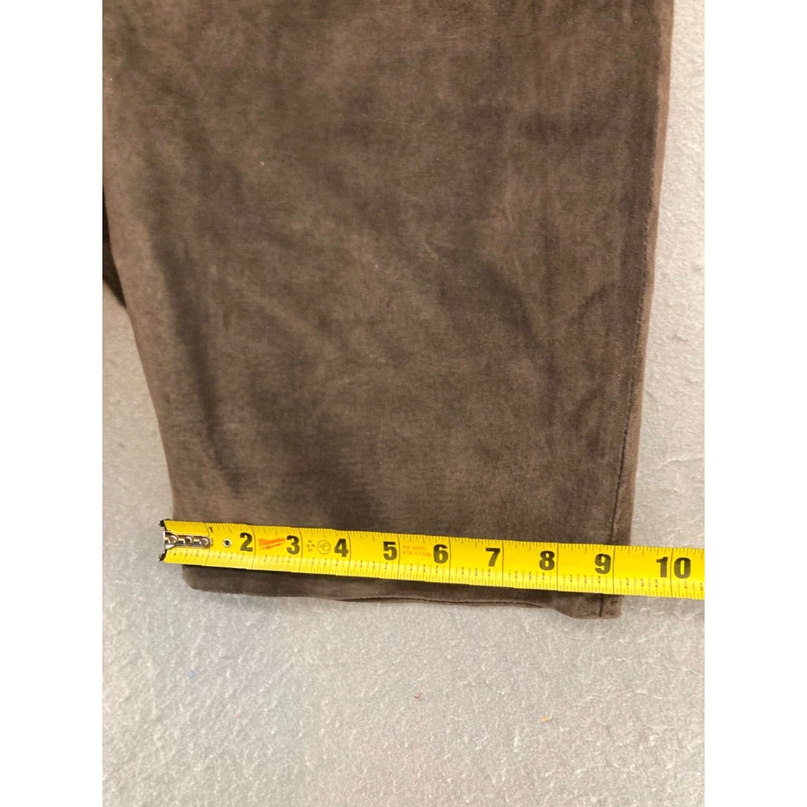 Vintage VINTAGE Paul Harris Design Leather Shorts Women 8 Brown Bermuda Designer 90s Womens Size 30" / US 8 / IT 44 - 6 Thumbnail