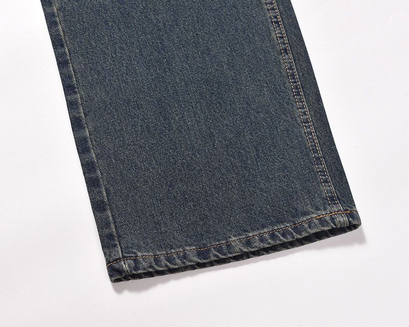Vintage American straight loose vibe vintage distressed jeans Size US 32 / EU 48 - 5 Thumbnail