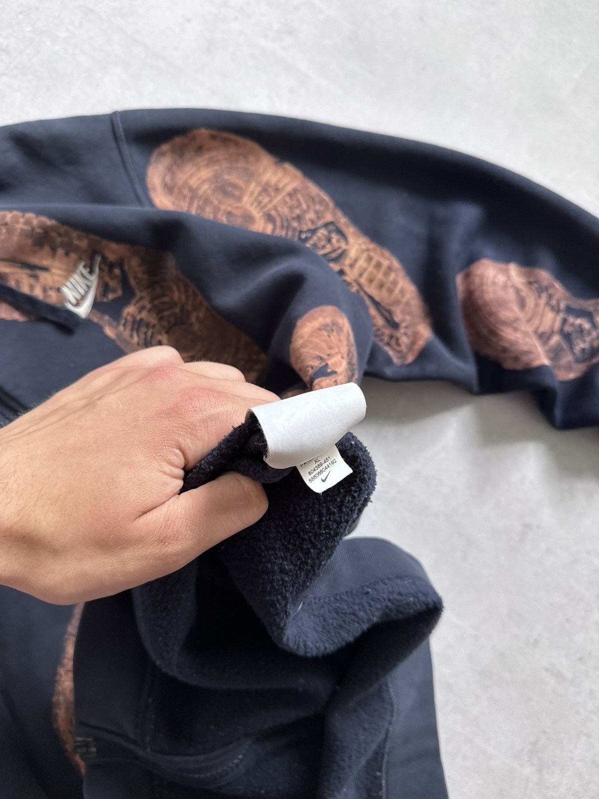 Nike Vintage Nike Dunk Step Custom Print Y2K Oversized Zip Hoodie Size US XL / EU 56 / 4 - 8 Thumbnail