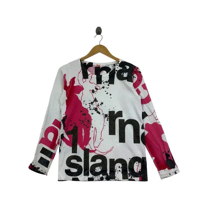 Vintage Vintage RNA SLANG COLLECTION Punk Hand Print AOP Tee Shirt Size US XS / EU 42 / 0 - 1 Thumbnail