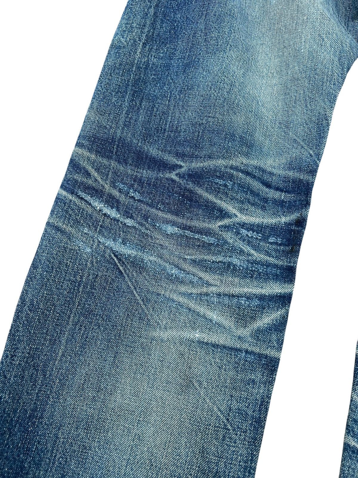 Kapital Vintage Japanese Brand Beams Selvedge Distressed Denim Jeans Size US 30 / EU 46 - 15 Thumbnail