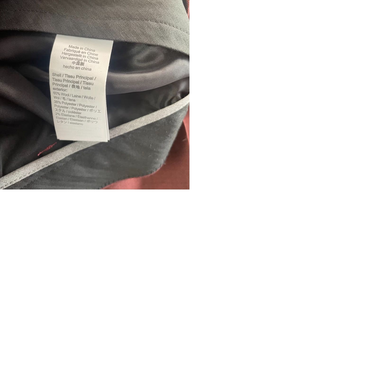J.Crew J.CREW Bowery Ludlow Dress Pants Men 36x32 Mahogany Wool Slim Stretch NWT 25 Size US 36 / EU 52 - 9 Thumbnail