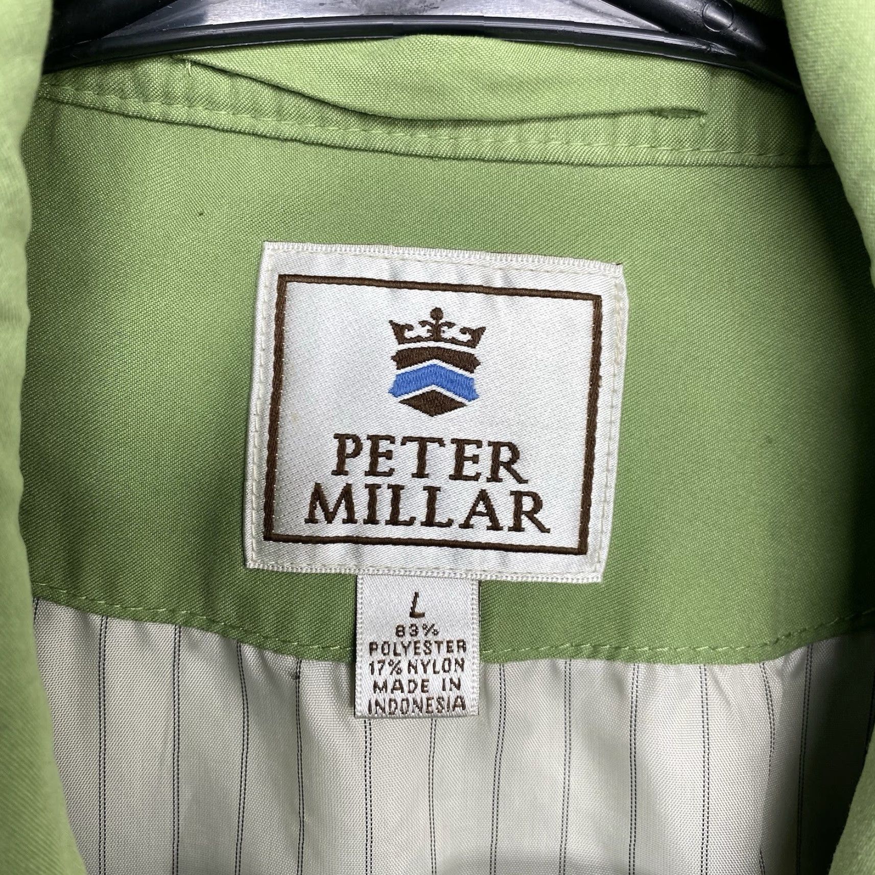 Peter Millar Peter Millar Golf Jacket Mens L Green Windbreaker Regular Size Jacket Size US L / EU 52-54 / 3 - 3 Thumbnail