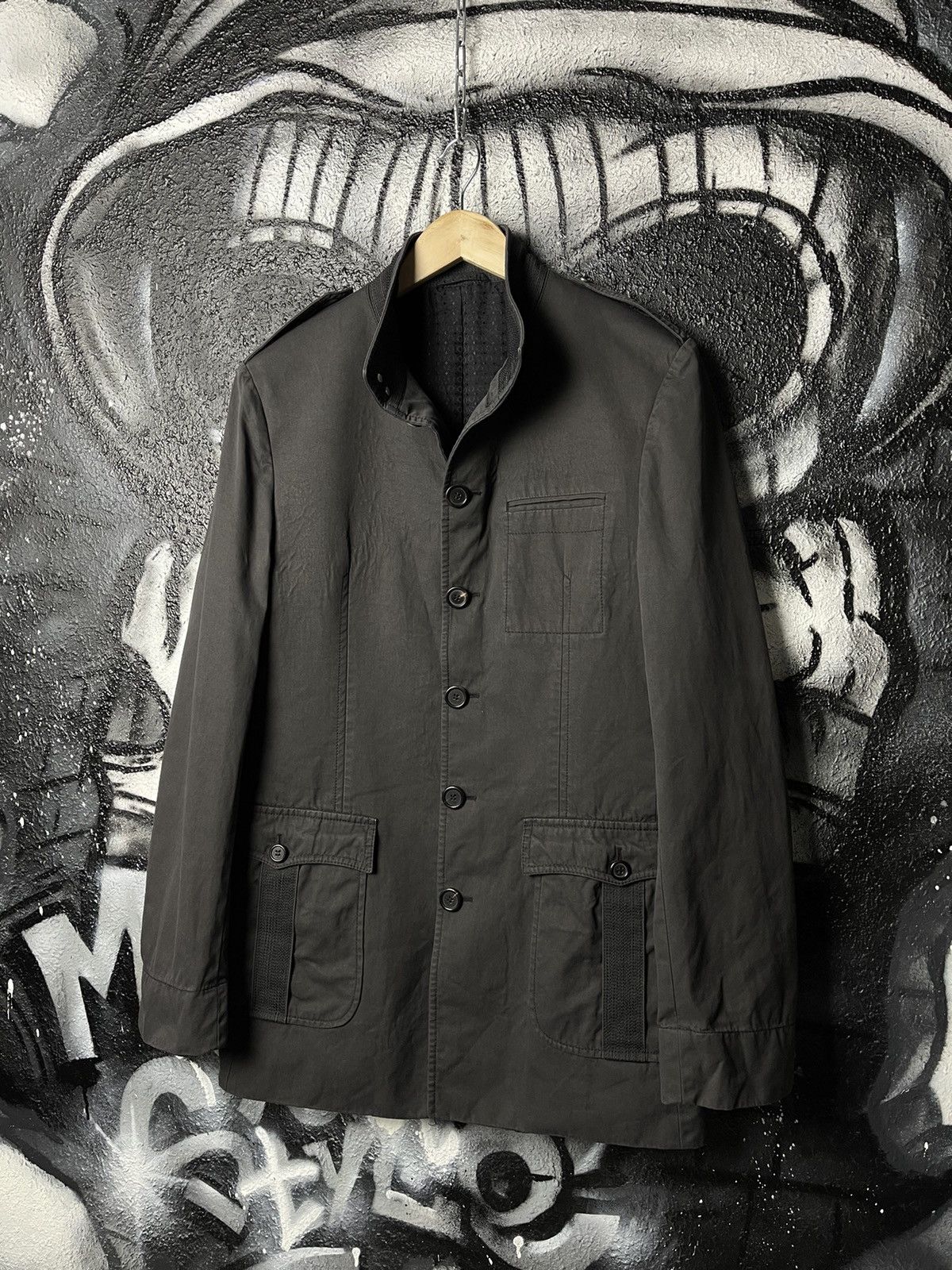 Hugo Boss Hugo Boss Alfred-W Vintage Dark Grey Blazer Jacket Size 48 Size US M / EU 48-50 / 2 - 1 Thumbnail